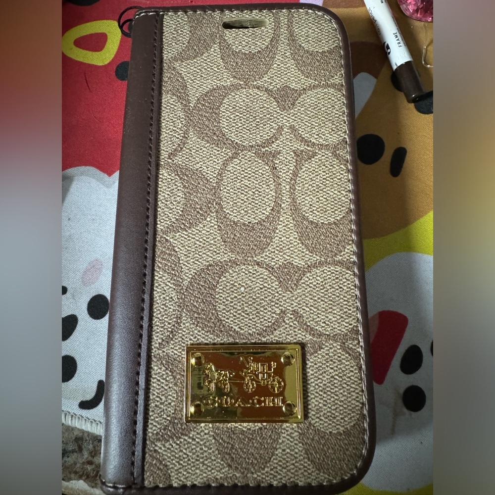 Coach iPhone 15 pro max cover
